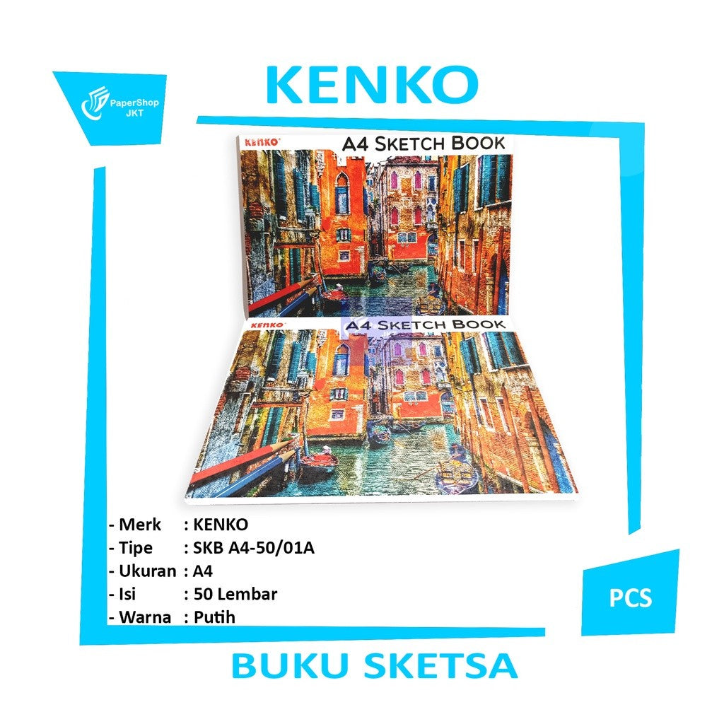 KENKO Sketch Book SKB A4 - 50 Lembar