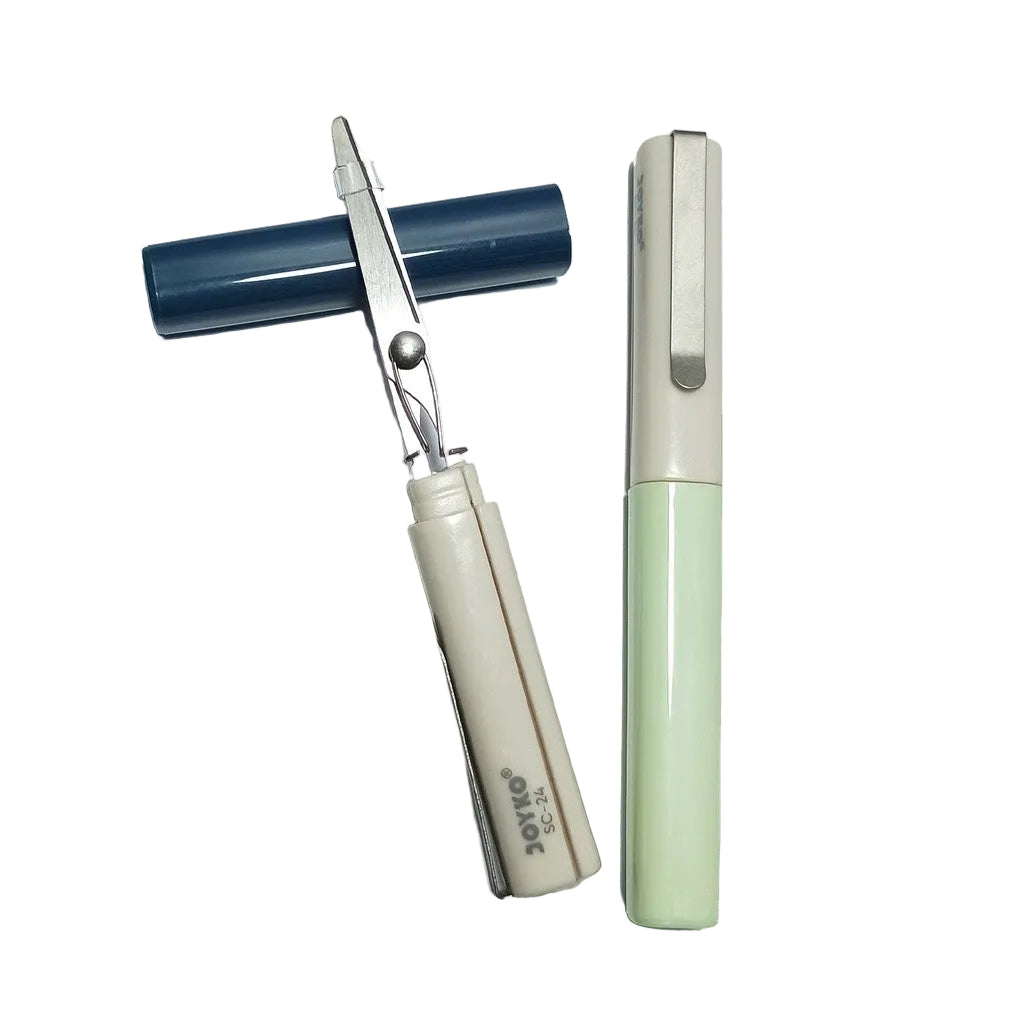 JOYKO - Gunting Portable Portable Scissors SC-24 Blue And Green- Pcs