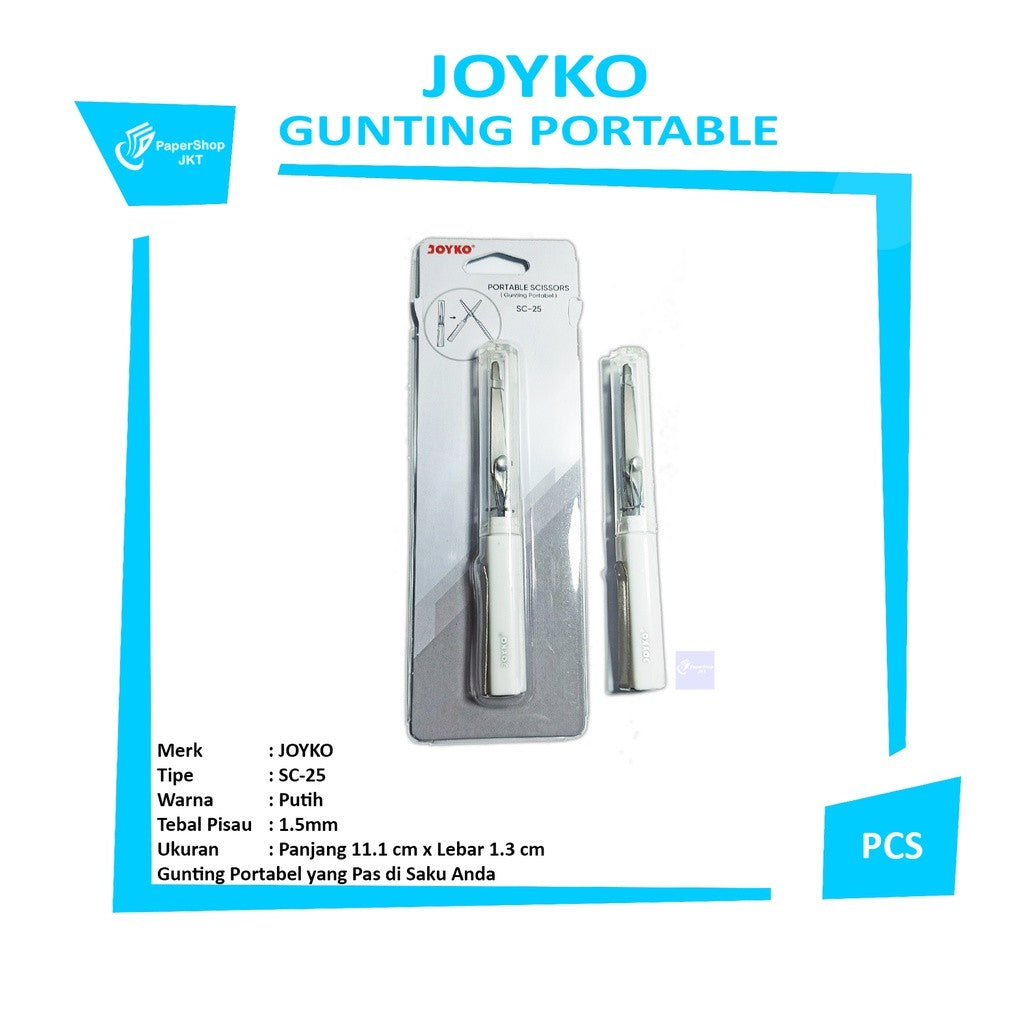 JOYKO - Gunting Portable Portable Scissors SC-25 - Pcs