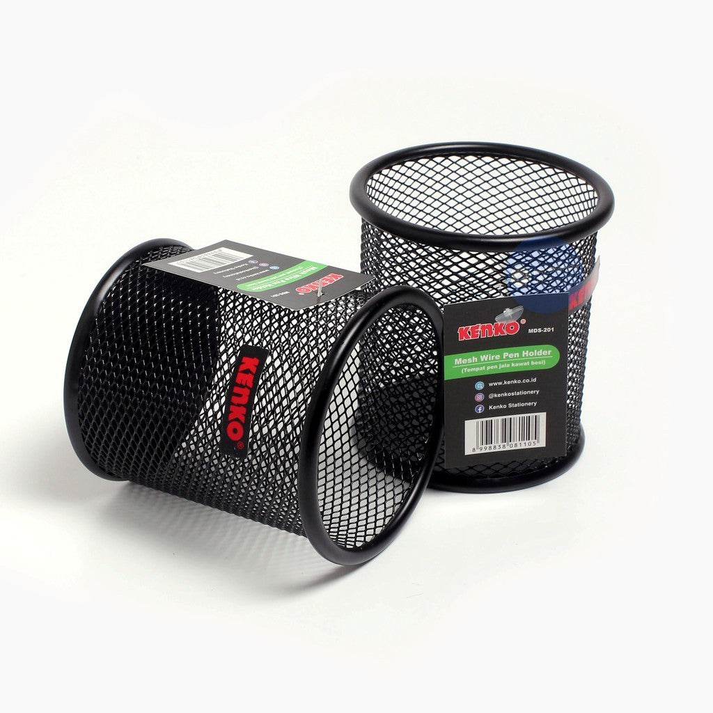 KENKO - MDS-201 Tempat Pen Pensil Jala Besi - Mesh Wire Holder - Pcs