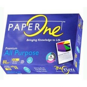 PAPERONE - Kertas Fotokopi Hvs A3 80gsm Kertas Putih Print - Rim