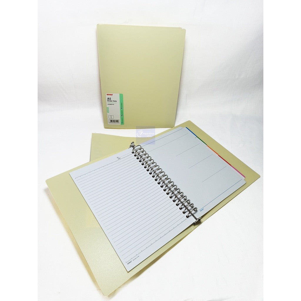 KENKO - Binder Note 20 Ring A5 Warna Pastel - Pcs