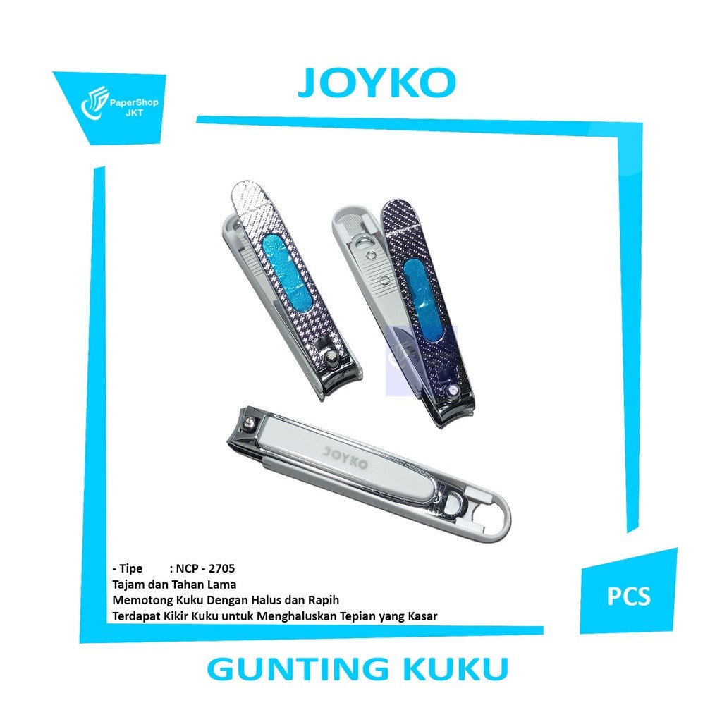 Joyko - Nail Clipper NCP 2705 - Gunting Kuku Pcs