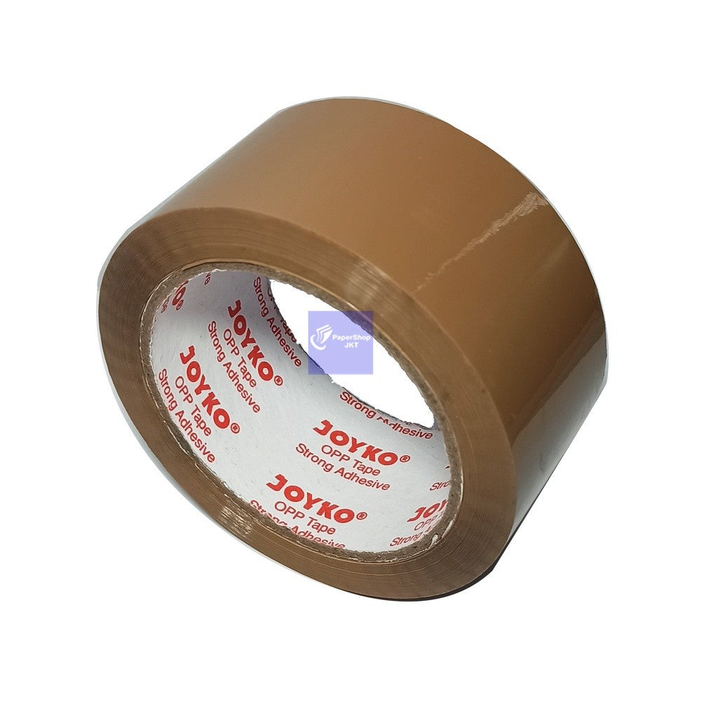 JOYKO - Opp Tape Bening & Coklat 2 Inch x 80 Meter 48mm x 80m - ROLL