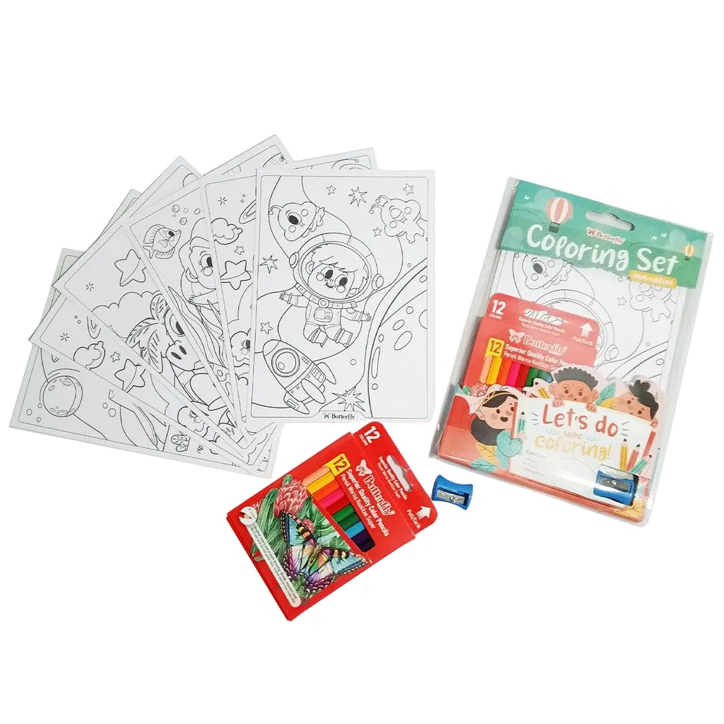 BUTTERFLY - Colouring Set Mini Edition - Set