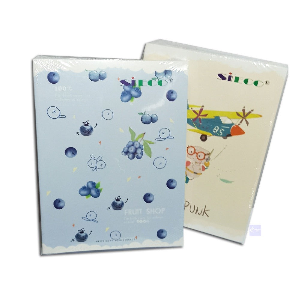 SIECO - Buku Tulis Sekolah Anak Ukuran Kecil Isi 10 Buku/38 Lembar Motif Cute - Pack