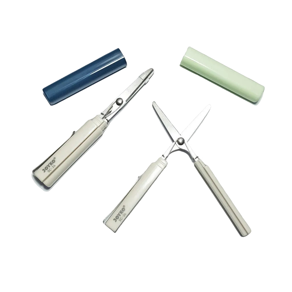 JOYKO - Gunting Portable Portable Scissors SC-24 Blue And Green- Pcs