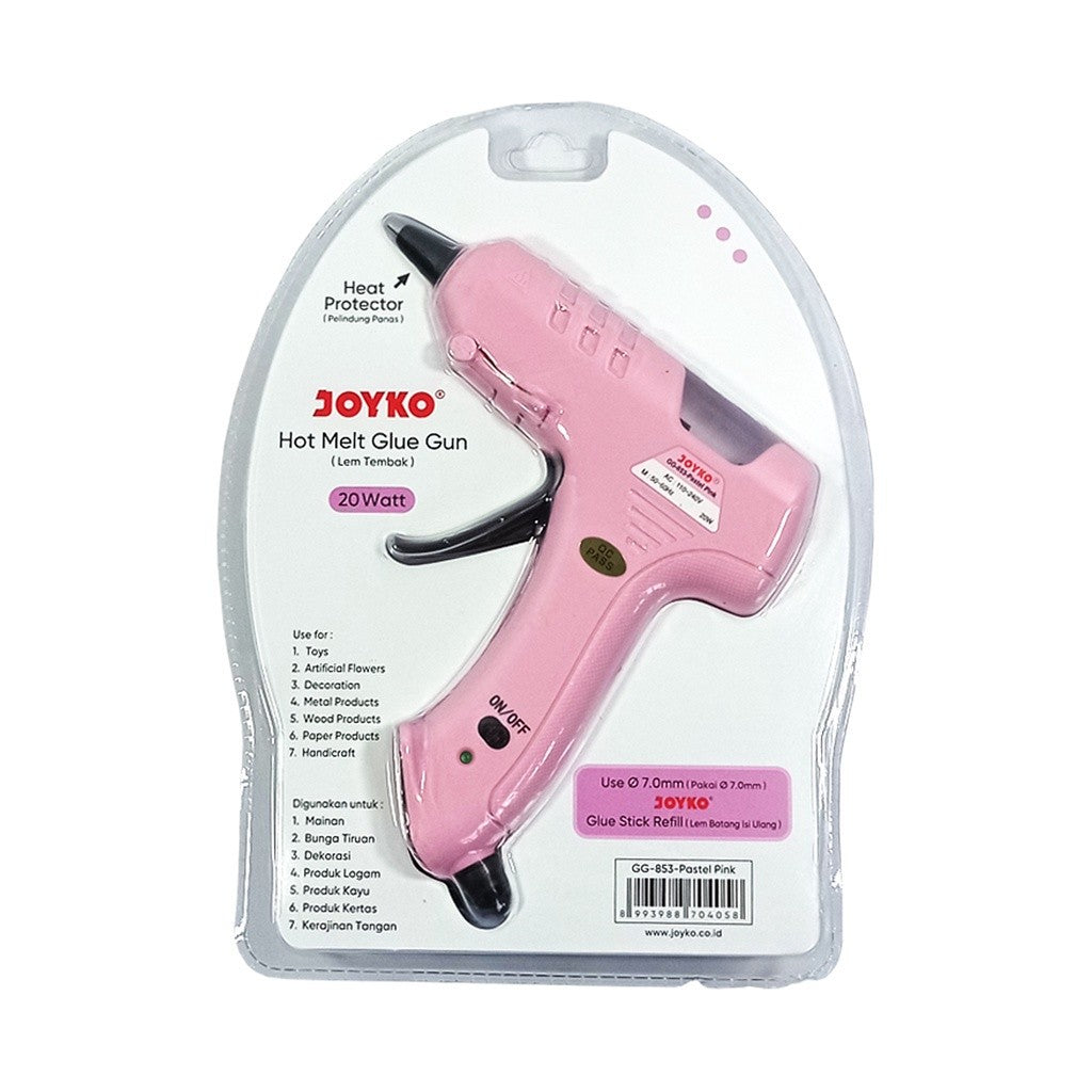 JOYKO - Glue Gun GG - 853 Pastel - Lem Tembak - Pcs