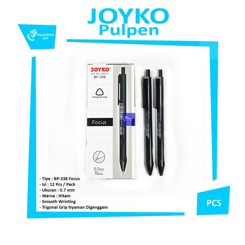 JOYKO - Pulpen Ballpen BP-338 Focus - Lusin