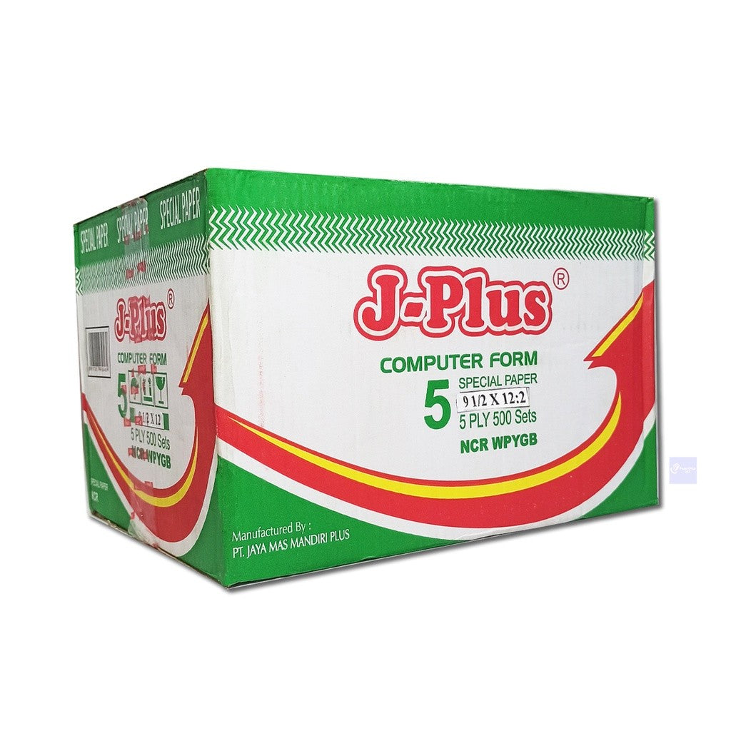 J-PLUS - Continous Form 5 Ply 9 1/2 x 12/2 NCR Kertas Komputer - Box