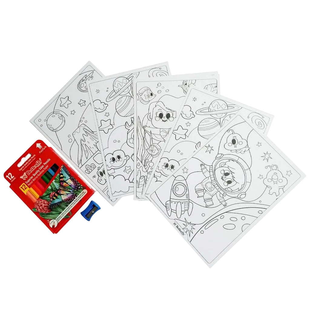 BUTTERFLY - Colouring Set Mini Edition - Set