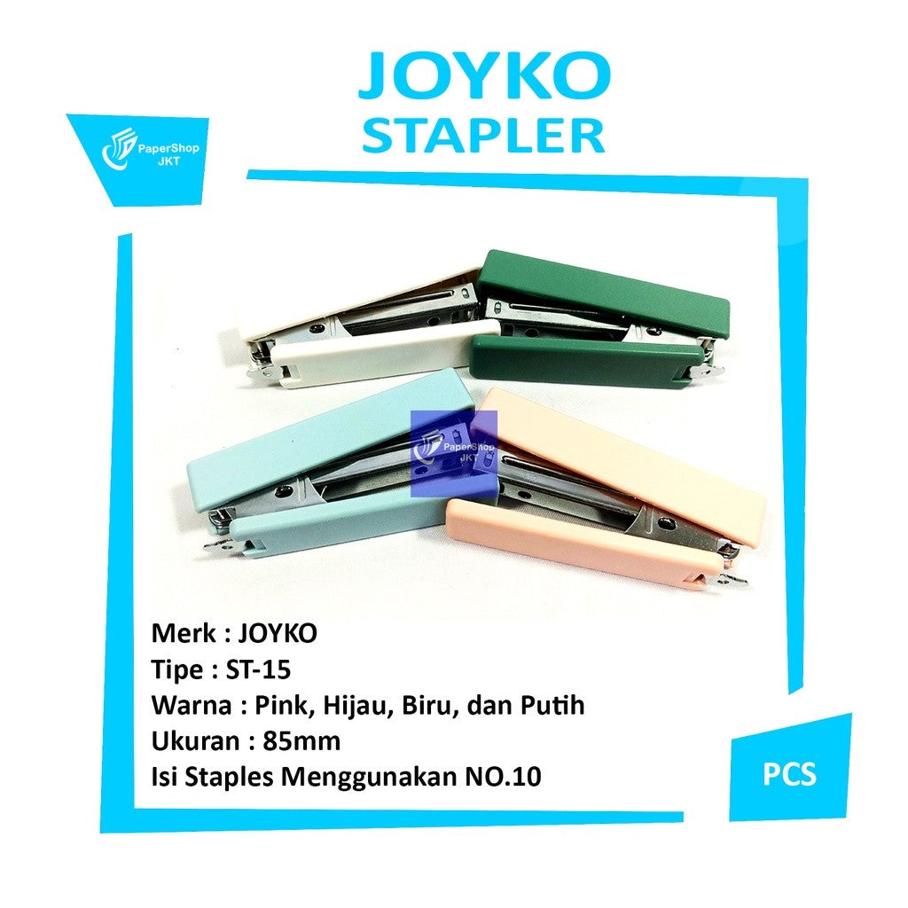 JOYKO - Staples ST-15 Warna Pastel - Pcs