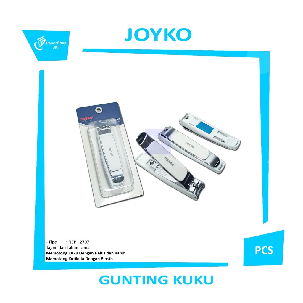 Joyko - Nail Clipper NCP-2707 -Gunting Kuku - Pcs
