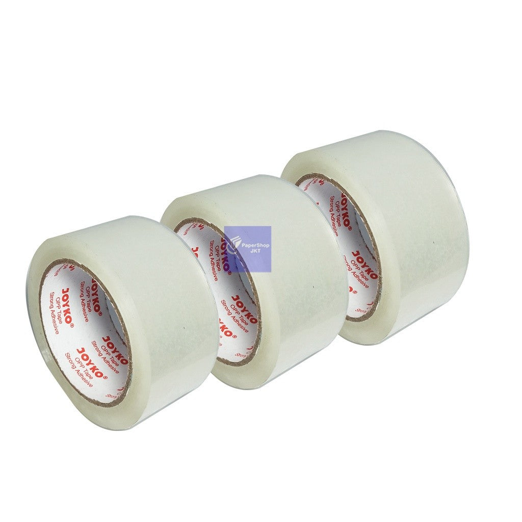 JOYKO - Opp Tape Bening & Coklat 2 Inch x 80 Meter 48mm x 80m - ROLL