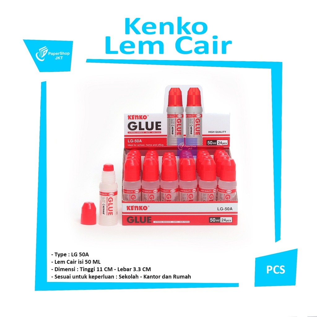 KENKO - Liquid Glue - Lem Cair LG - 50A - Pcs