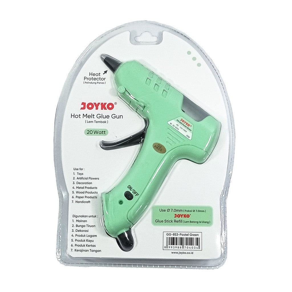 JOYKO - Glue Gun GG - 853 Pastel - Lem Tembak - Pcs