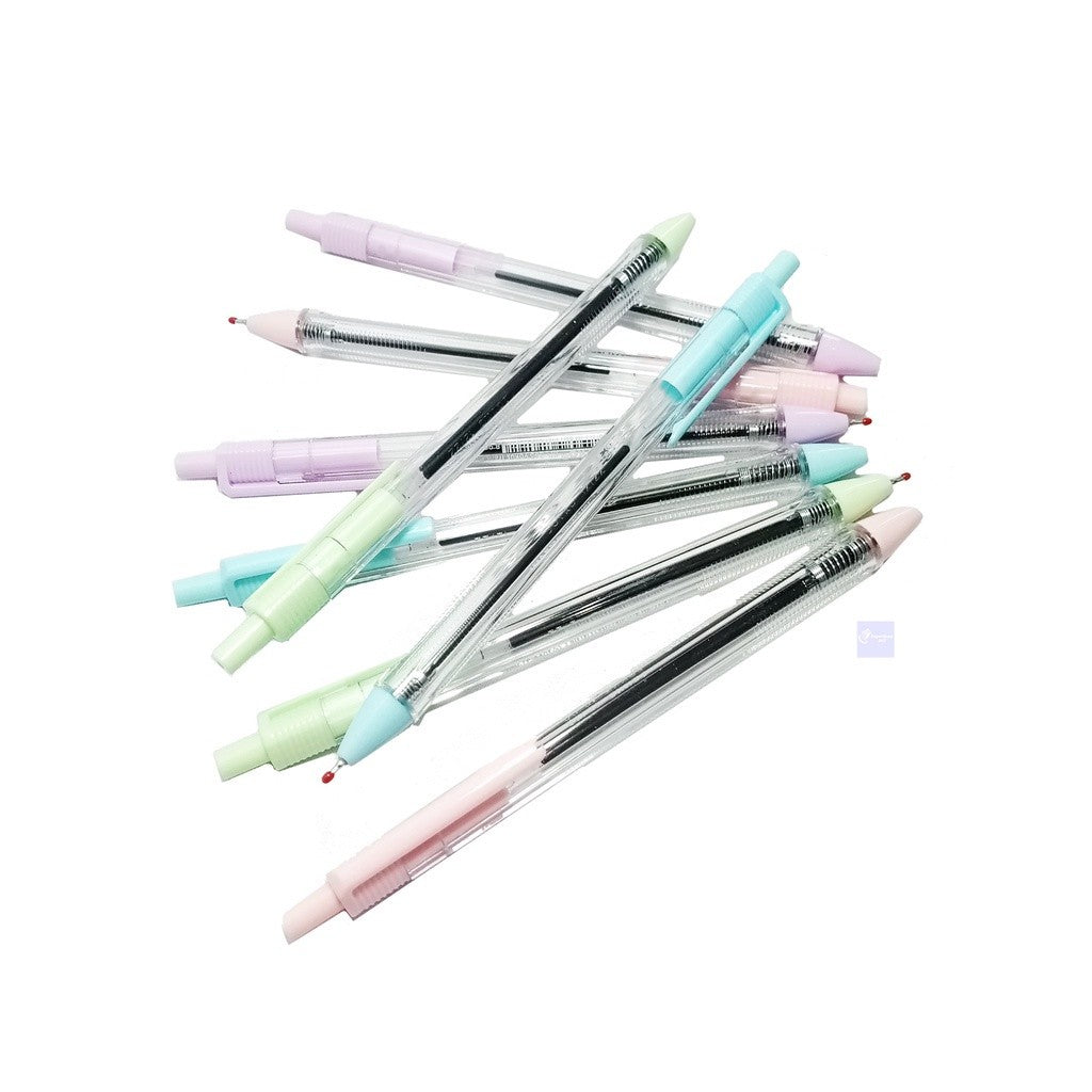 JOYKO - Ballpen Pena Vokus Trans PTL BP-363 Tranparan Tinta Hitam - Pcs