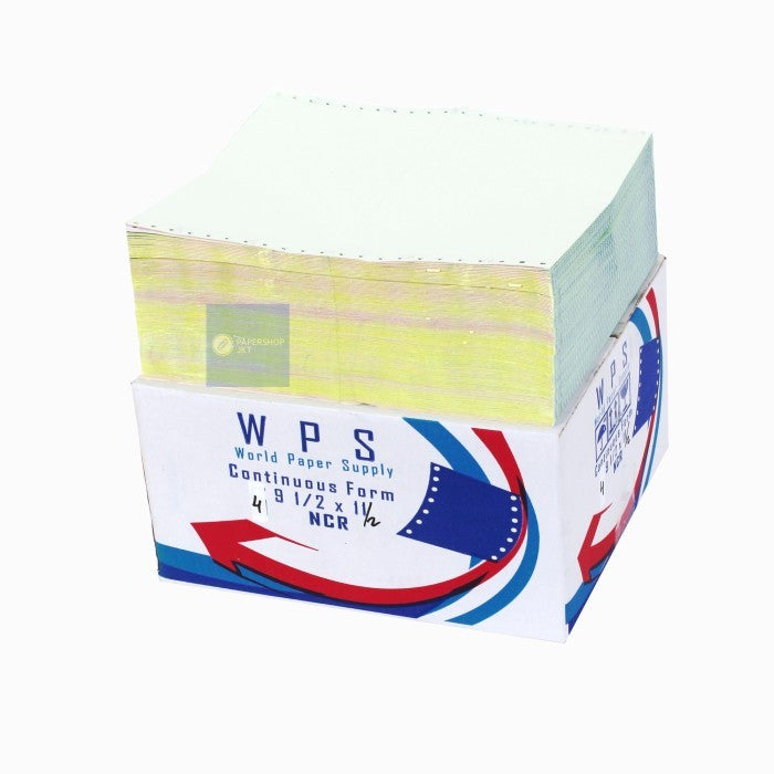 WPS - Continous Form 4 Ply 9 1/2  x 11/2 ( K4/2 Wps ) Ncr - Box