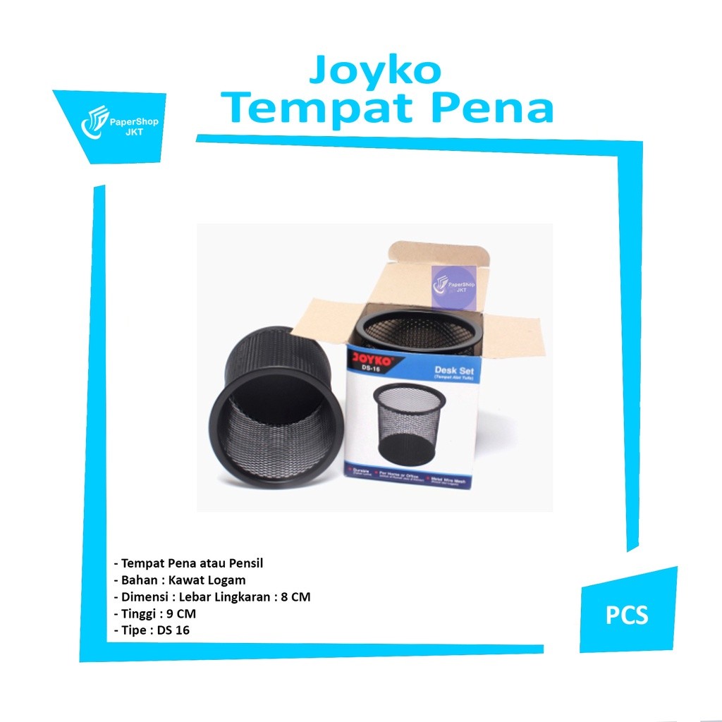 JOYKO - Desk Set Pulpen DS 16 - Tempat Pena Pensil - Pcs