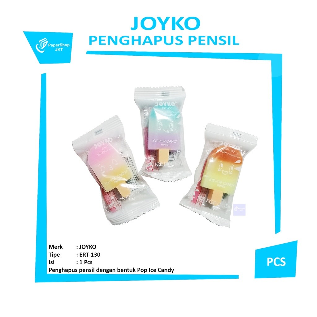 JOYKO - Penghapus ERT-130 Ice Pop Candy - Pcs