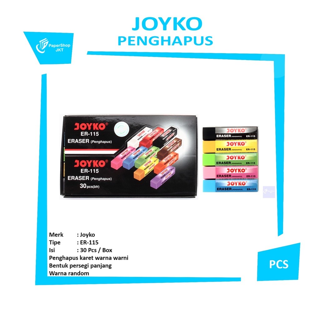 JOYKO - Eraser ER-115 Penghapus Pencil - Pcs