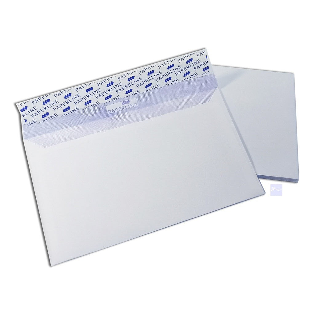 PAPERLINE - Amplop Putih Polos Peel & Seal - Pack