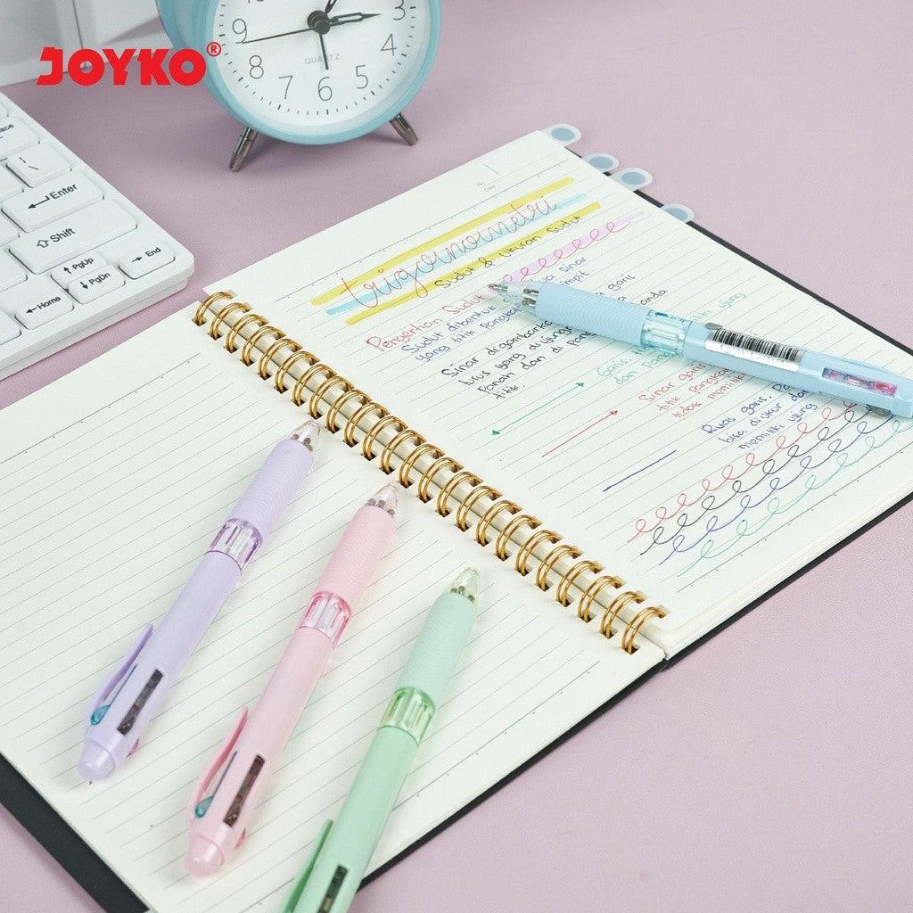 JOYKO - Ball Pen Pulpen Pena BP-348 Quaco 4 0.7mm - Pcs