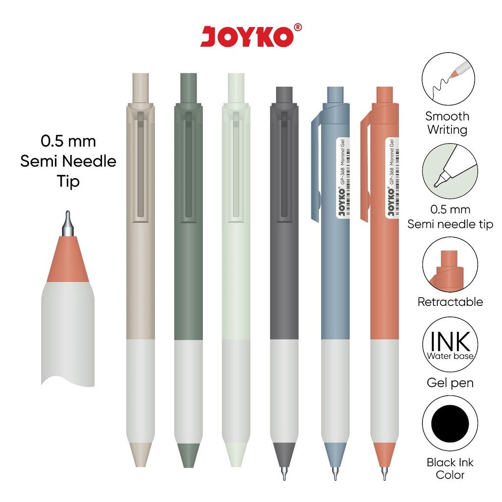 JOYKO - Pulpen Jel Gel Pen GP-368 - Set