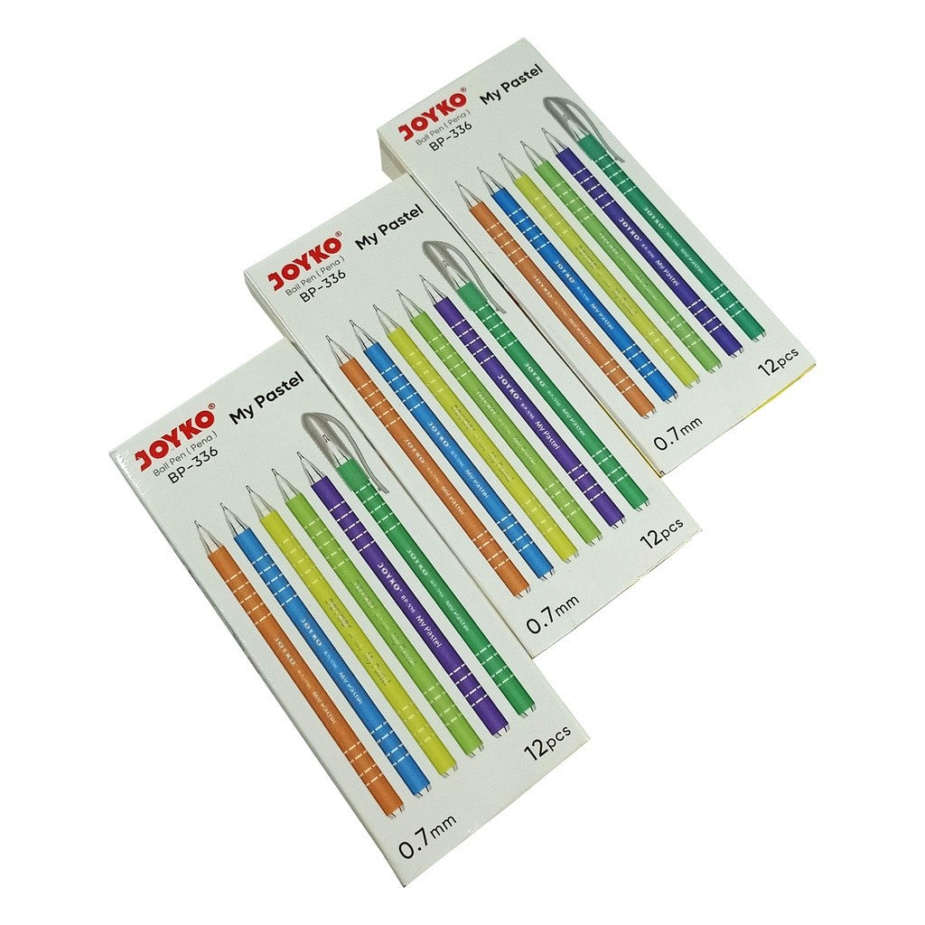 JOYKO - Pulpen - Ball Pen BP-336 My Pastel - Lusin