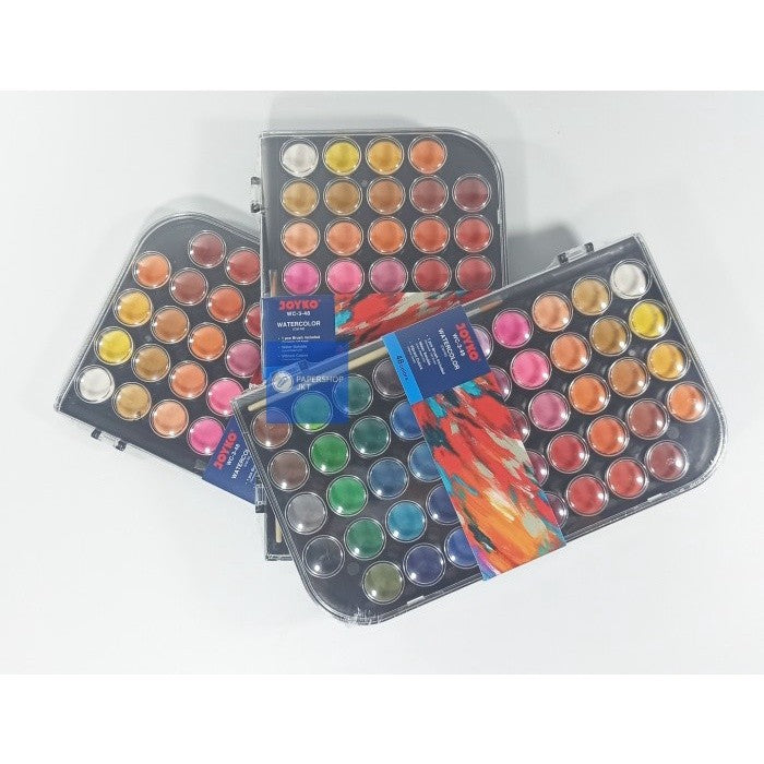 JOYKO - Watercolor Set Cat Air WC-3 Isi 48 Warna - WC-3-48 - Set