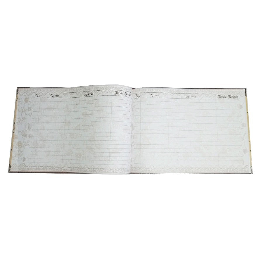KENKO - Buku Catatan Undangan Tamu BT 3224 Motif Batik - BTK02 isi 10 Halaman/Buku - Pcs