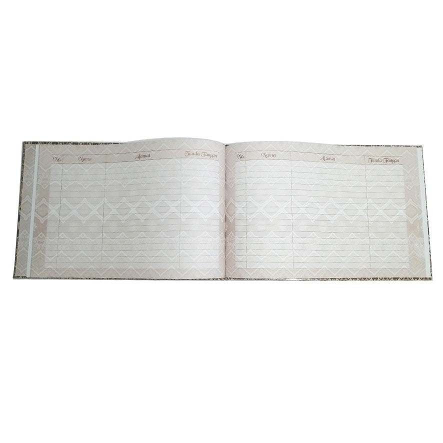 KENKO - Buku Daftar Catatan Undangan Tamu BT-2920 - BTK03 Motif Cover Batik - Pcs
