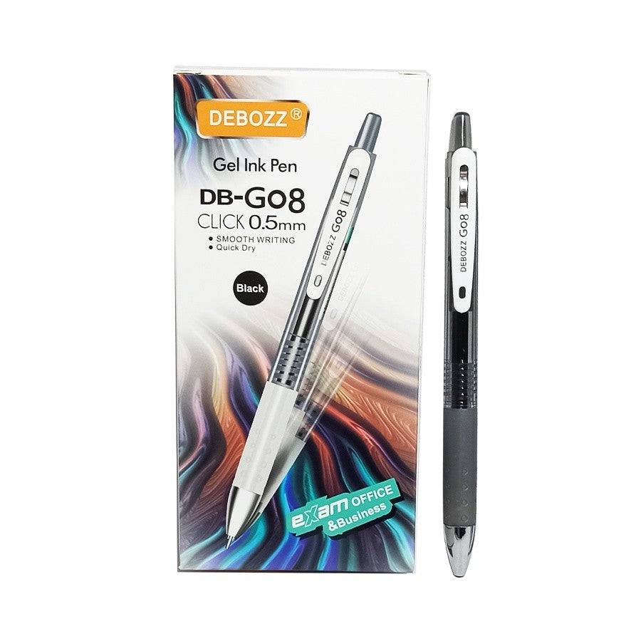 DEBOZZ - Gel Ink Pen Pulpen Cetek 0.5mm - Pcs