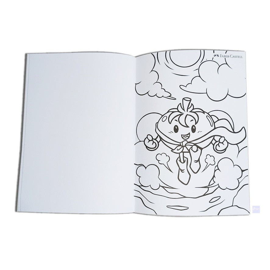 Faber Castell - Veggie Vibes Colouring Book - Pcs