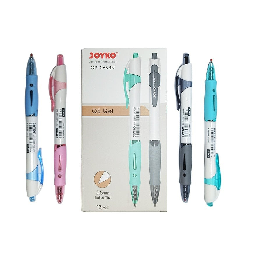 Joyko - Gel Pen GP-265BN Q5 - Black - Pcs