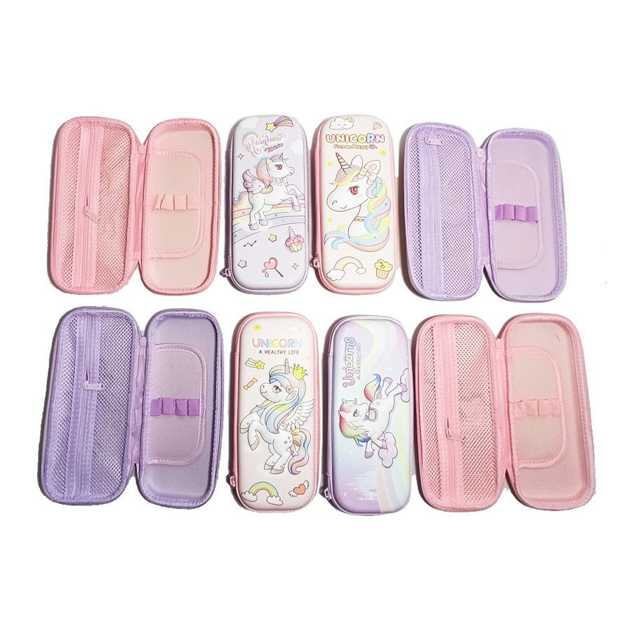 FANCY - Tempat Pensil Resleting Motif 3D - Pcs