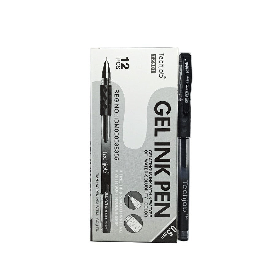 TECHJOB - Gel Ink Pen Pulpen 0.5mm TZ501 - Pcs