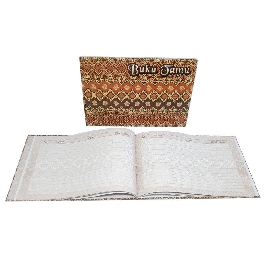 KENKO - Buku Daftar Catatan Undangan Tamu BT-2920 - BTK03 Motif Cover Batik - Pcs