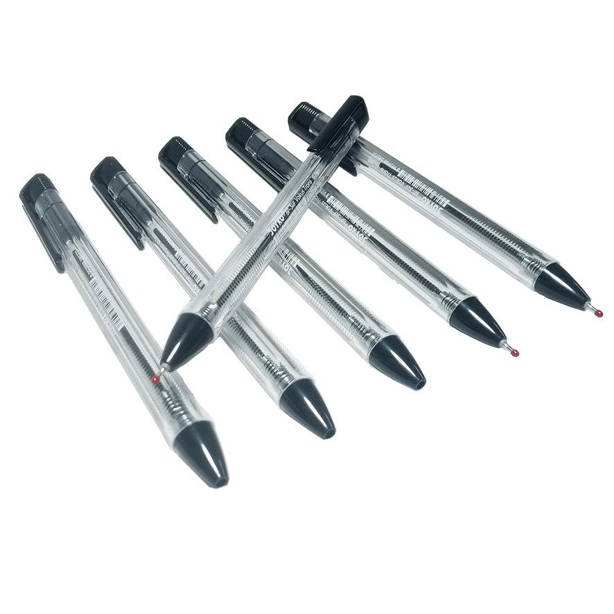 JOYKO - Ball Pen BP-349-12 Triangular Grip Vokus Trans - 12 Pcs - Lusin