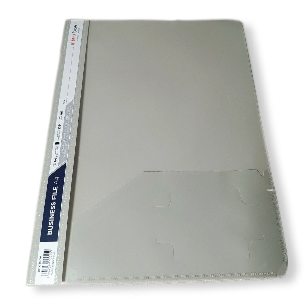 INTERXFOLDER - Business File Map Plastik Ukuran A4 Warna - LUSIN