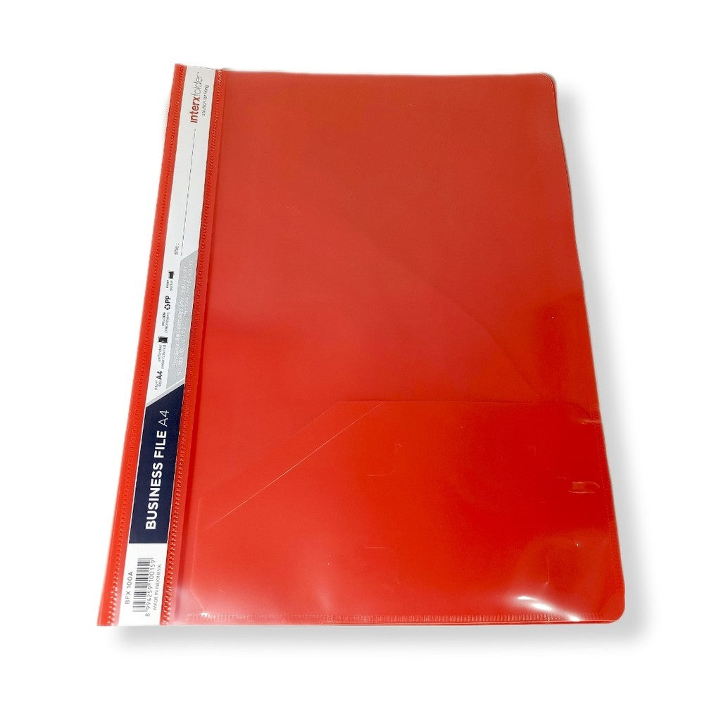 INTERXFOLDER - Business File Map Plastik Ukuran A4 Warna - LUSIN