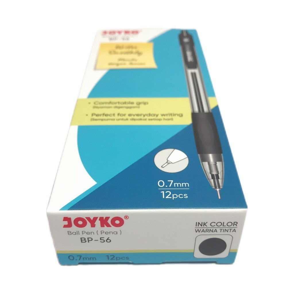 Joyko - Ballpen Pulpen BP-56 Warna Hitam - LUSIN