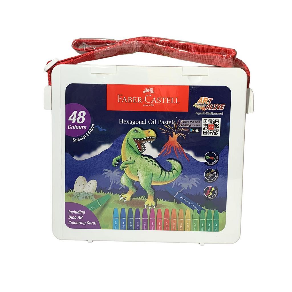 FABER CASTELL - Crayon Hexagonal Oil Pastel 48 Warna - Set