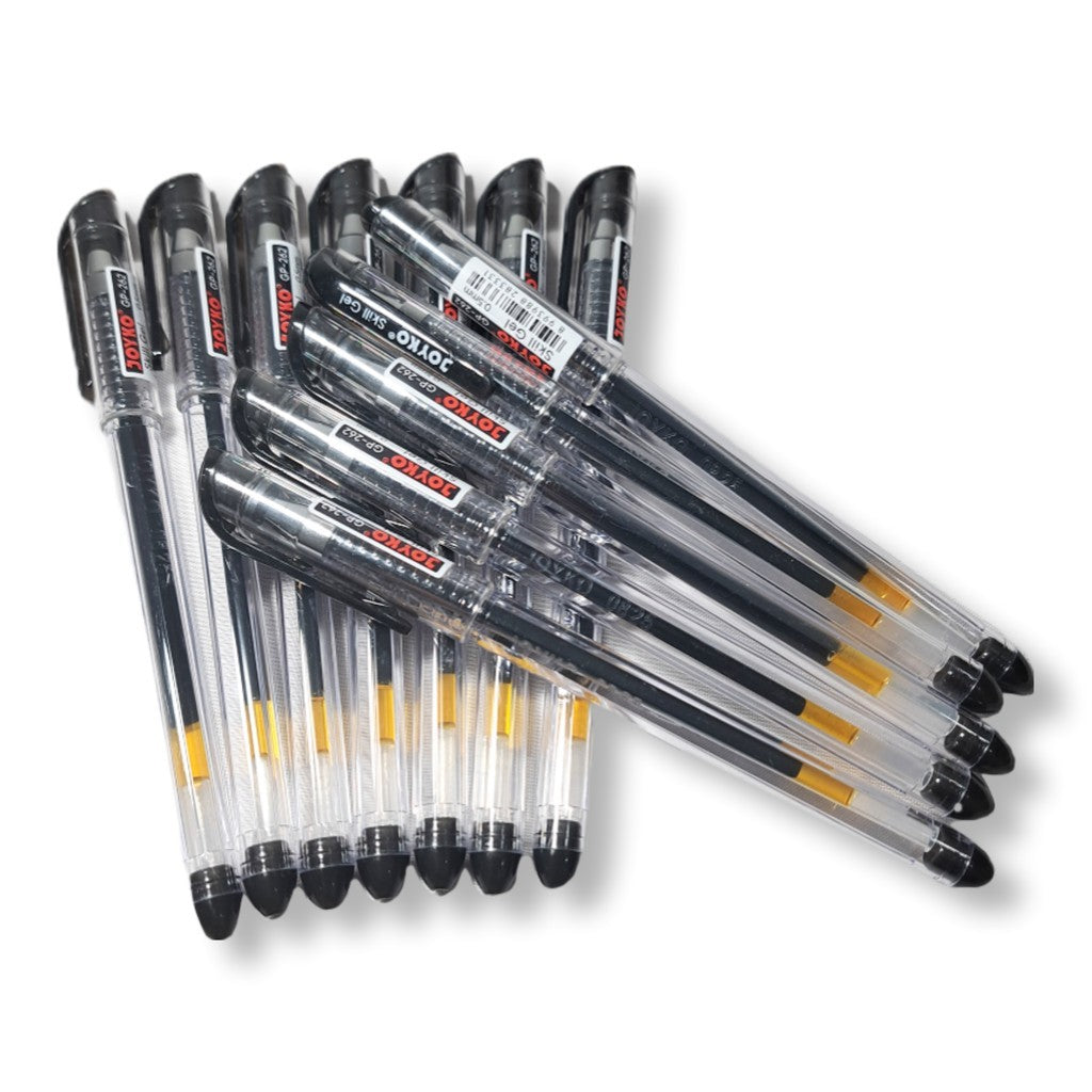 Joyko - Pulpen Gel Hitam GP262 Skill Gel - LUSIN