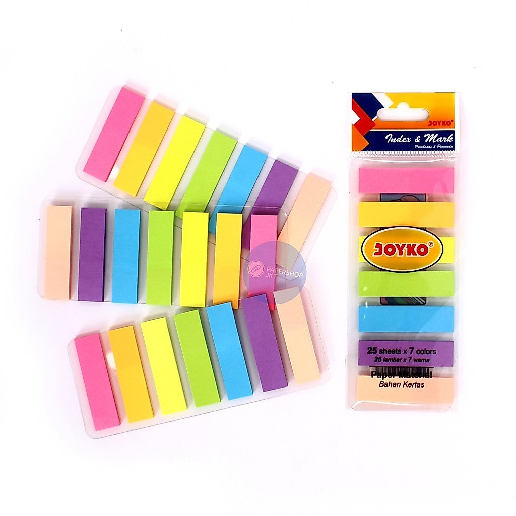 JOYKO - Pembatas Buku Index & Mark Memo Sticky Notes Warna IM-32 Kertas Memo - Pad