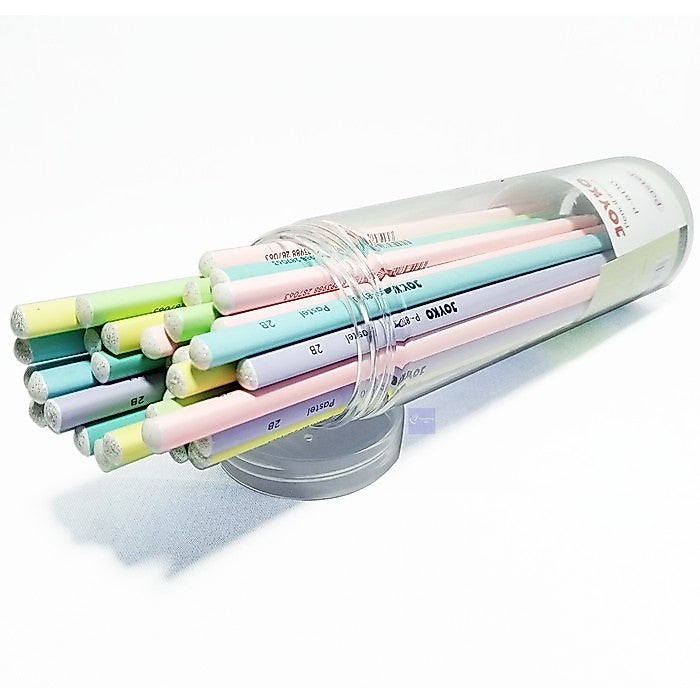 JOYKO - Pensil Ujian Kayu 2B P-8130 Warna Pastel - Pcs